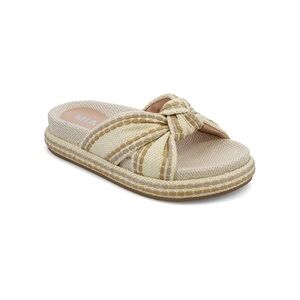 New ~ Revolve MIA Beige Knotted Slide Sandal for Women ~ Size 10M